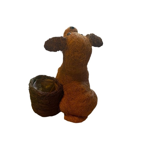 Topiary Animal Coco Planter, specifically in the shape of a dog.NWOT - Picture 4 of 6